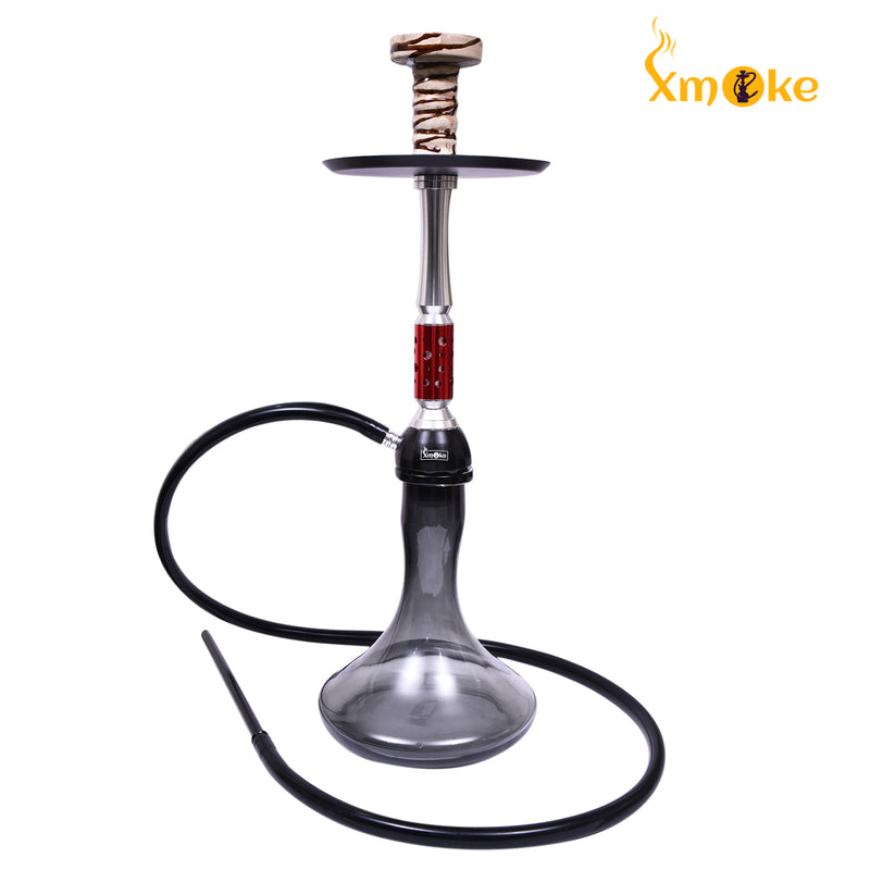 Xmoke HoneyComb Hookah with Phunnel Chillum / Bowl and Silicone Hose (Mix Color)