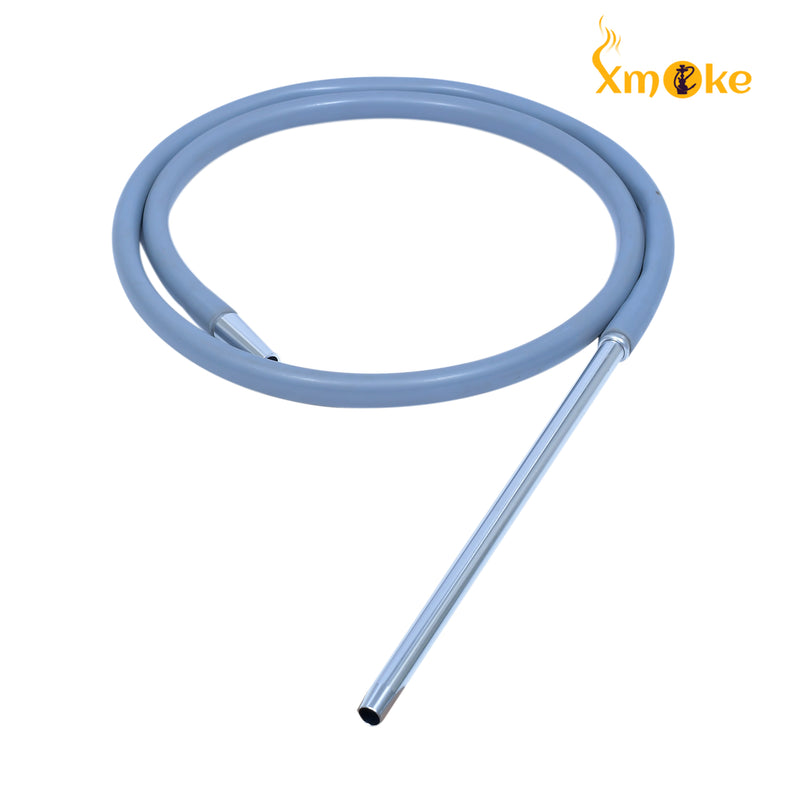 Xmoke Silicone Hose (Hookah pipe) - Silver Color