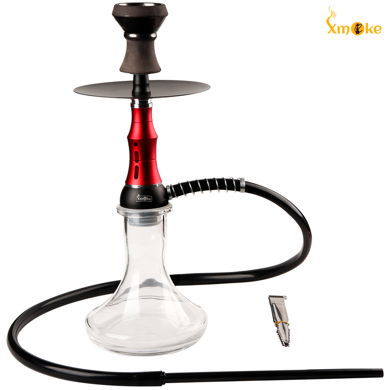XMOKE HEART BEAT X FUNCTION HOOKAH WITH SILICONE HOSE (MIX COLOR)