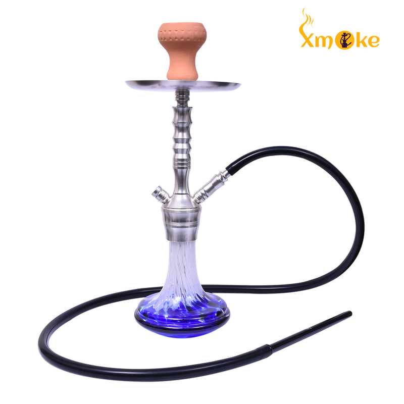 Xmoke Layla Printed Hookah with Silicone Hose (Mix Color)
