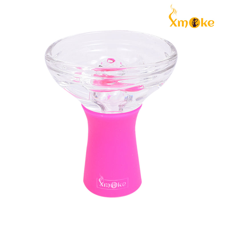 Glass Chillum For Hookah (Hookah bowl Head) - High Quality Product - Pink Color