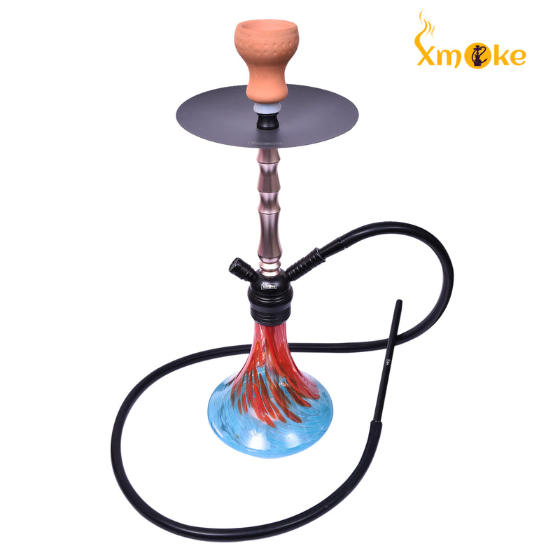 Xmoke Fireshow Hookah with Silicone Hose (Mix Color)
