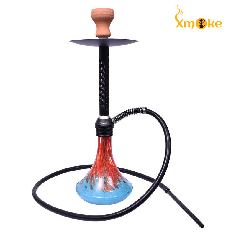 Xmoke Fireshow X-Cut Hookah with Silicone Hose  