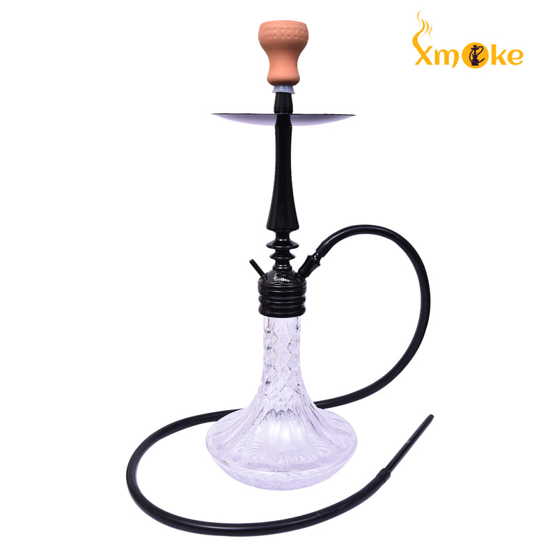 Xmoke XMAN Hookah with Silicone Hose (Black Color)