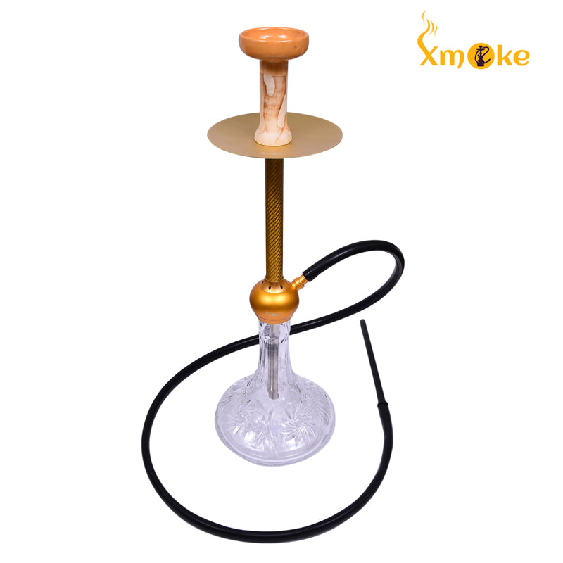 Xmoke Carbon Hookah with Phunnel Chillum / Bowl and Silicone Hose (Mix Color)